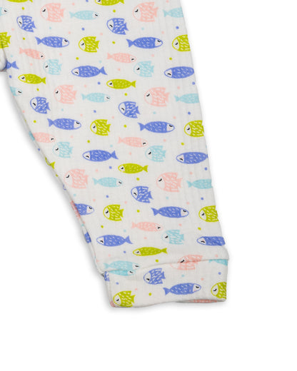 Bodycare Multicolor Thermal Set-Fishes-Cotton-For Infants