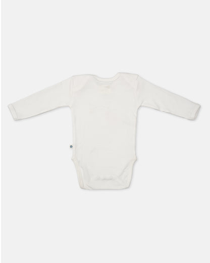 Cotton Bug White Bodysuit-Sea World-Organic Cotton-Full Sleeves-Pack of 3-For Infants