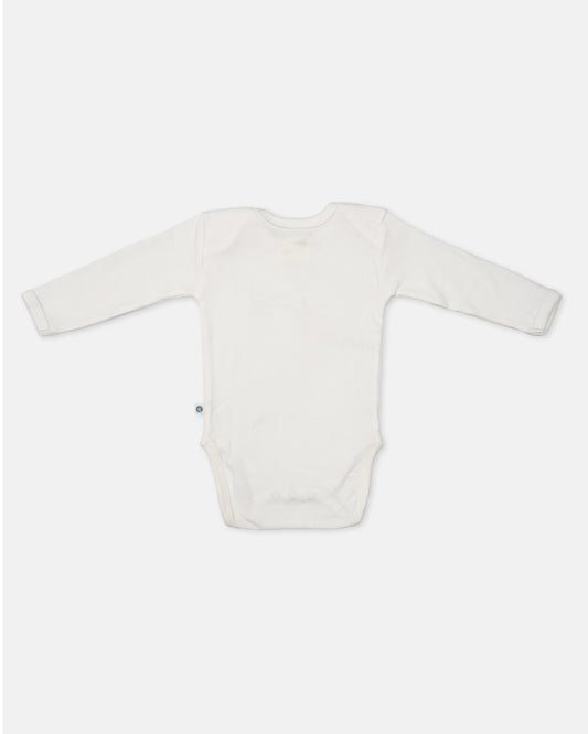 Cotton Bug White Bodysuit-Sea World-Organic Cotton-Full Sleeves-Pack of 3-For Infants