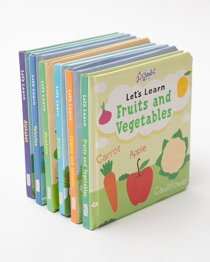 Pegasus Let's Learn Fruits & Vegetable Book-12 Interactive Colorful Pages-Develops Visual Recognition-Learning & Educational Toys-12M+