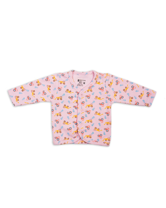 Bodycare Pink Thermal Set-Cars-Cotton-For Infants