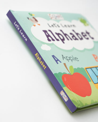 Pegasus Let's Learn Alphabet Book-12 Interactive Colorful Pages-Develops Visual Recognition-Learning & Educational Toys-12M+