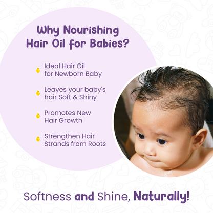 Mother Sparsh Cold Pressed Coconut Baby Massage Oil (200 ml), Natural Mosquito Repellent Spray & Nourishing Baby Hair Oil (100ml)