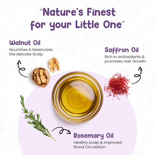 Mother Sparsh Nourishing Baby Hair Oil-With Rosemary