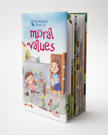 Pegasus Bedtime Book of Moral Values-24 Illustrated Pages With Multiple Engaging Stories-Learning & Educational Toys-24M+