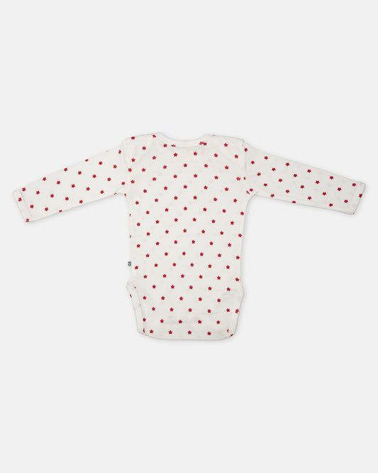 Cotton Bug Multicolor Bodysuit-Star-Organic Cotton-Full Sleeves-Pack of 3-For Infants