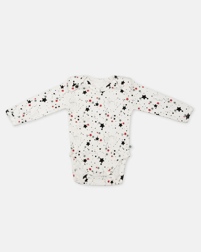 Cotton Bug Multicolor Bodysuit-Star-Organic Cotton-Full Sleeves-Pack of 3-For Infants