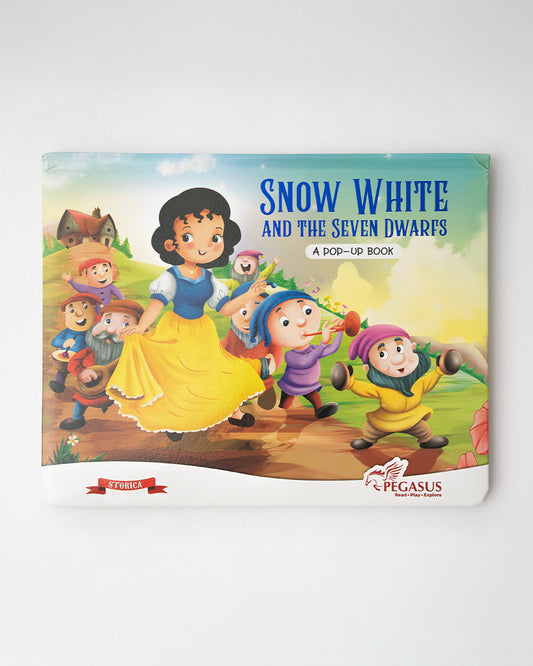 Pegasus Pop Up Book-Snow White And The Seven Dwarfs-8 Padded Pop-Up Spreads-Develops Visual Recognition-Learning & Educational Toys-24M+