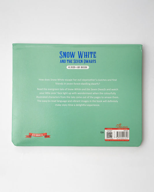 Pegasus Pop Up Book-Snow White And The Seven Dwarfs-8 Padded Pop-Up Spreads-Develops Visual Recognition-Learning & Educational Toys-24M+