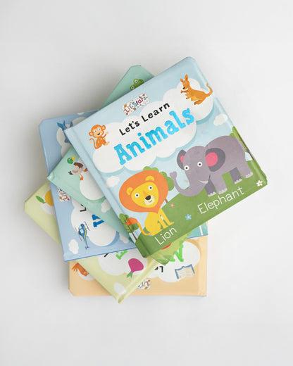 Pegasus Let's Learn Animals Book-12 Interactive Colorful Pages-Develops Visual Recognition-Learning & Educational Toys-12M+