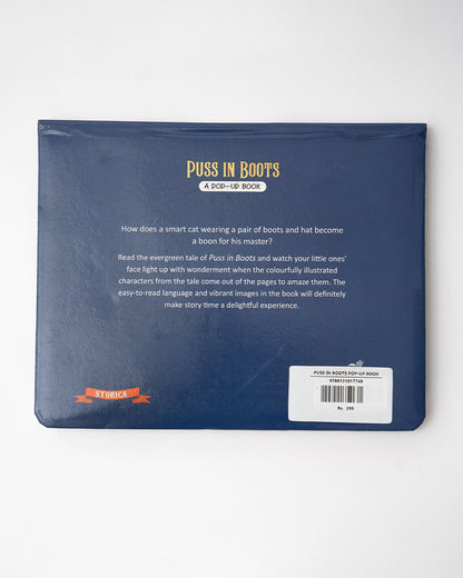 Pegasus Pop Up Book-Puss In Boots-8 Padded Pop-Up Spreads-Develops Visual Recognition-Learning & Educational Toys-24M+