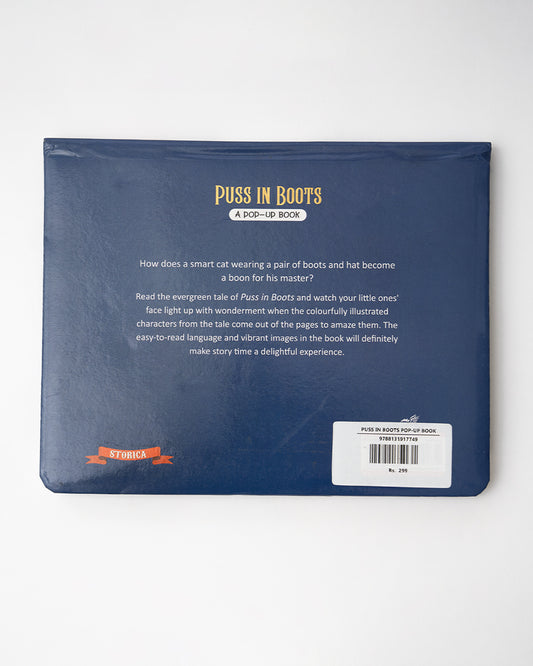 Pegasus Pop Up Book-Puss In Boots-8 Padded Pop-Up Spreads-Develops Visual Recognition-Learning & Educational Toys-24M+