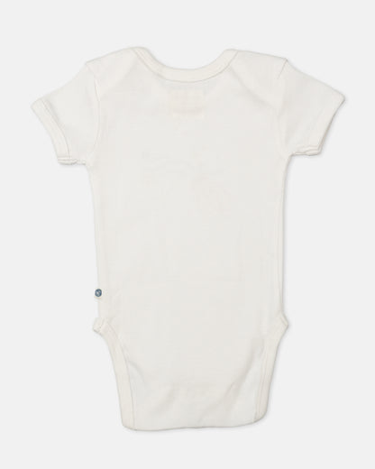 Cotton Bug White Bodysuit-Sea World-Organic Cotton-Half Sleeves-Pack of 3-For Infants