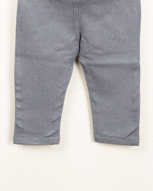 Chicco Grey Trouser-Solid-Cotton-For Infants