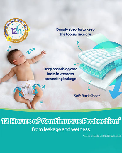 Chicco ComfyPro Diaper Pants-Extra Large (12-17 Kg)-With Wetness Indicator & Anti-Bacterial Protection