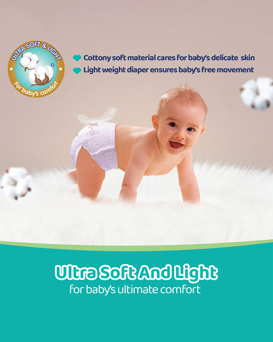 Chicco ComfyPro Diaper Pants-Extra Large (12-17 Kg)-With Wetness Indicator & Anti-Bacterial Protection