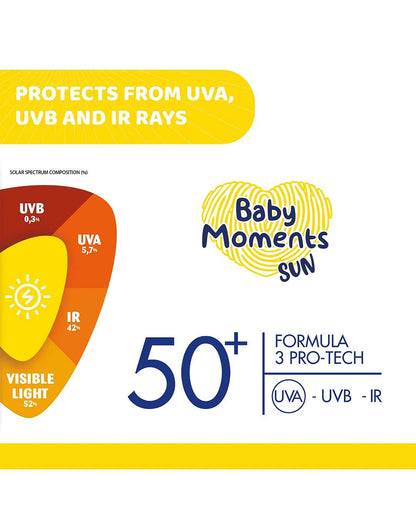 Chicco Baby Moments SPF 50 Mineral Sunscreen-With Zinc Oxide-Water Resistant