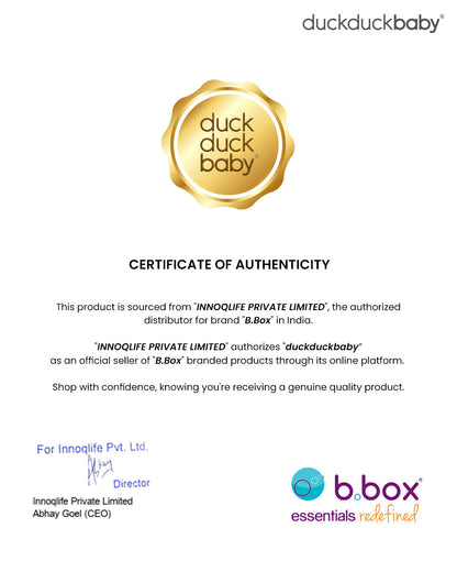 b.box Silicone Wrist Teether-Lightweight & Easy to Grasp-Textures Gently Massage Sore Gums-Peony Purple-3M+