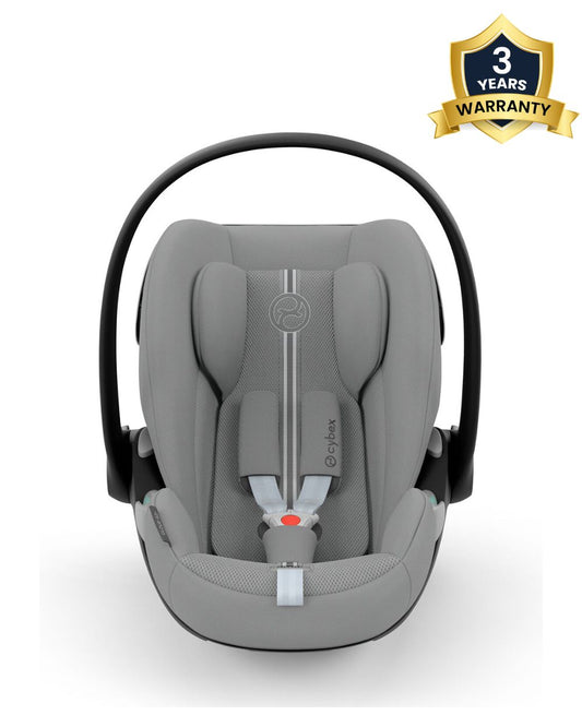 Cybex Cloud G3 PLUS Baby Car Seat-Rear Facing-Aircraft Certified-Latest Generation-Advanced Side Impact Protection-Ergonomic Flat Reclining Seat-14 Position Adjustable Headrest-For 0 to 2 (Upto 13 kg)-Stone Grey