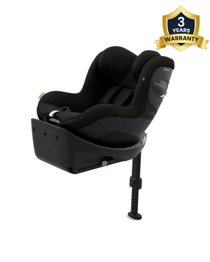 Cybex Sirona Gi i-Size Baby Car Seat-Convertible (Forward & Rear Facing)-360 Degree Rotation-5 Positions Recline in Both Mode-For 3M to 4Y (Upto 20 Kg)-Magic Black