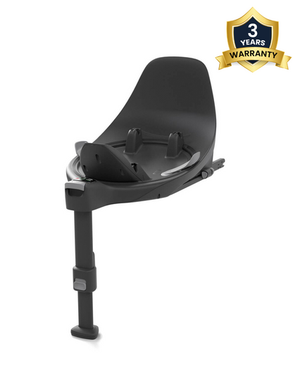 Cybex Base T ISOFIX Car Seat Base-Rear Facing Lock for Cloud T-Extra Stable Load Leg-2 Years Warranty-Black