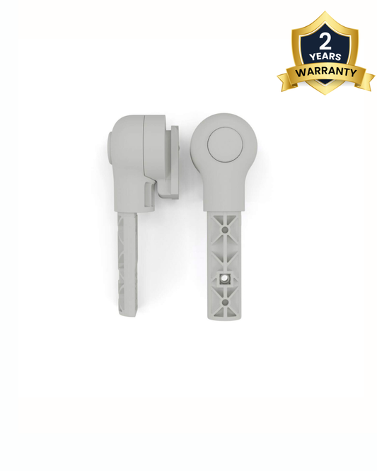 Cybex Lemo Adapter Set-To Connect Lemo Bouncer Nest on High Chair Frame-Includes Bouncer Adapters & Leg Extensions-Light Grey