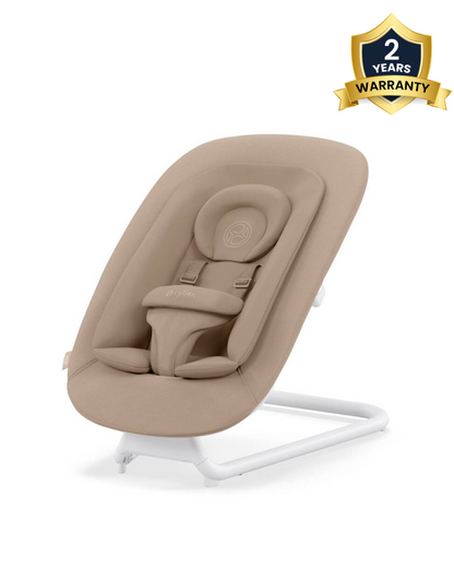 Cybex Lemo Baby Bouncer-Reclinable Seat-5 Point Harness-2 Years Warranty-For 0 to 3Y (Upto 15 Kg)-Almond Beige