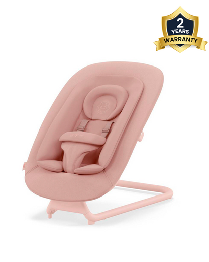 Cybex Lemo Baby Bouncer-Reclinable Seat-5 Point Harness-2 Years Warranty-For 0 to 3Y (Upto 15 Kg)-Pearl Pink