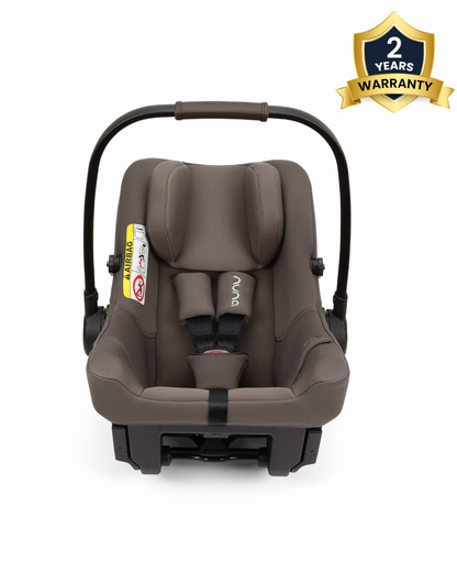 Nuna PIPA Urbn Baby Car Seat-Rear Facing-TUV Aircraft Certified-Integrated ISOFIX Connectors for Easy Installation-Ultra Lightweight-For 0M+ (Upto 13Kg)-Chestnut