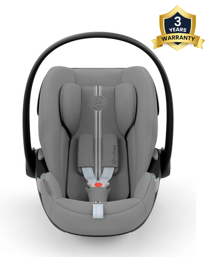 Cybex Balios S Lux Stroller & Cloud G i-Size Plus Car Seat Travel System-Includes Adapters-Silver Frame & Stone Grey