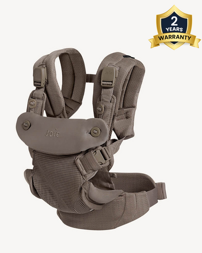Joie Savvy Air Baby Carrier-With 4 Carrying Positions-Hip Healthy Certified-Includes Sun Hood-2 Years Warranty-For 0 to 3Y (3.5 to 15 Kg)-Bisque