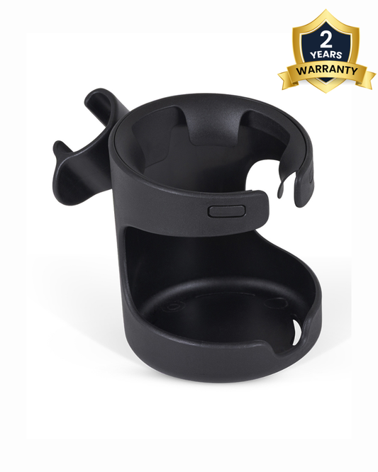 Silver Cross Nia Cup Holder-Attach to Stroller Frame-2 Years Warranty-Black