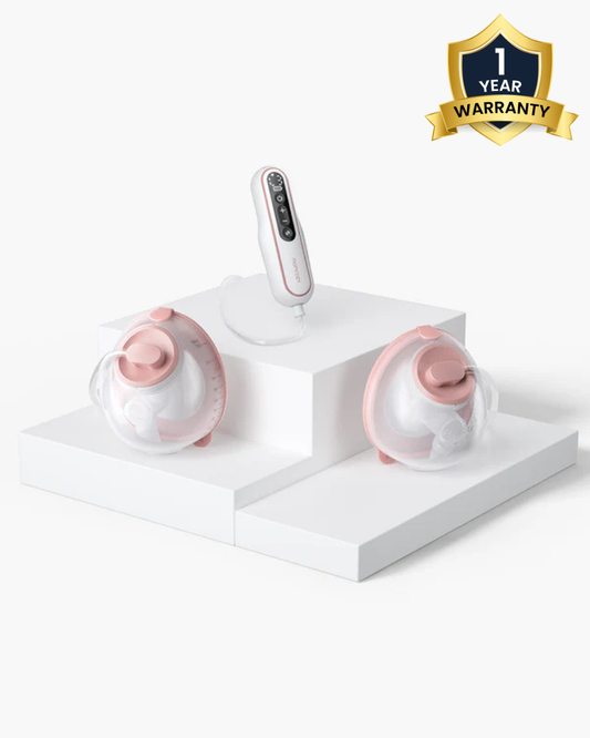 Momcozy V2 Pro Hospital Grade Wearable Breast Pump -Ultra-Light & Potent - 9 Suction Levels-288mmHg Suction Power-Low Noise-Portable-Rechargeable Battery
