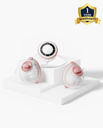 Momcozy V1 Pro Hospital Grade Wearable Breast Pump- 3 Fine-Tuned Rhythms with 15 Suction Levels-300mmHg Suction Power-Low Noise-Rechargeable Battery