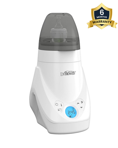 Dr. Brown's Deluxe Bottle Warmer & Sterilizer-With LCD Screen-Last Setting Memory-Auto Shut Off-1 Bottle Capacity