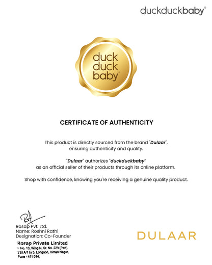 Dulaar Gardens Of Anar Top-Printed-Cotton Linen-For Infants