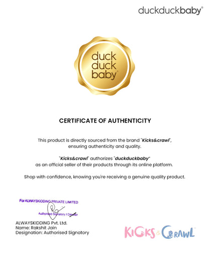 Kicks & Crawl Cream Stockings-Cotton-Solid-For Infants