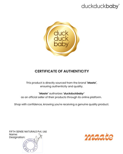 Maate Baby Wipes-Infused With Plant Squalane, Tamanu Oil & Aloe Vera-Soothing & Hypoallergenic