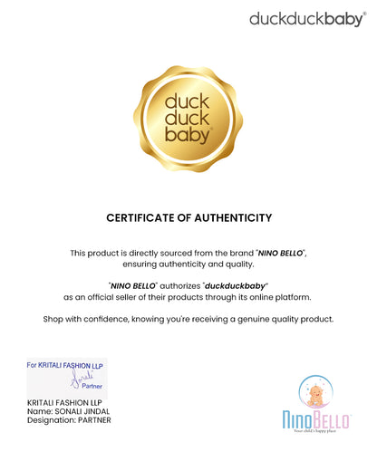 NINO BELLO Rose Gold Butterfly Velcro Sandals For Infants