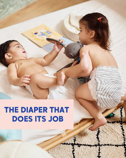 Kim & Kimmy Little Clouds Taped Diapers-NB (Upto 5Kg)-With Wetness Indicator