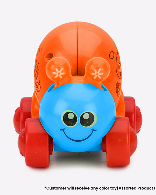 Shooting Star Friction Big Cute Snail-Enhances Motor Skills-Assorted Color-Vehicle Toy-9M+