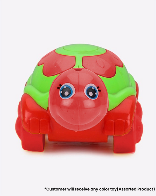 Shooting Star Friction Big Cute Turtle-Enhances Motor Skills-Assorted Color-Vehicle Toy-9M+