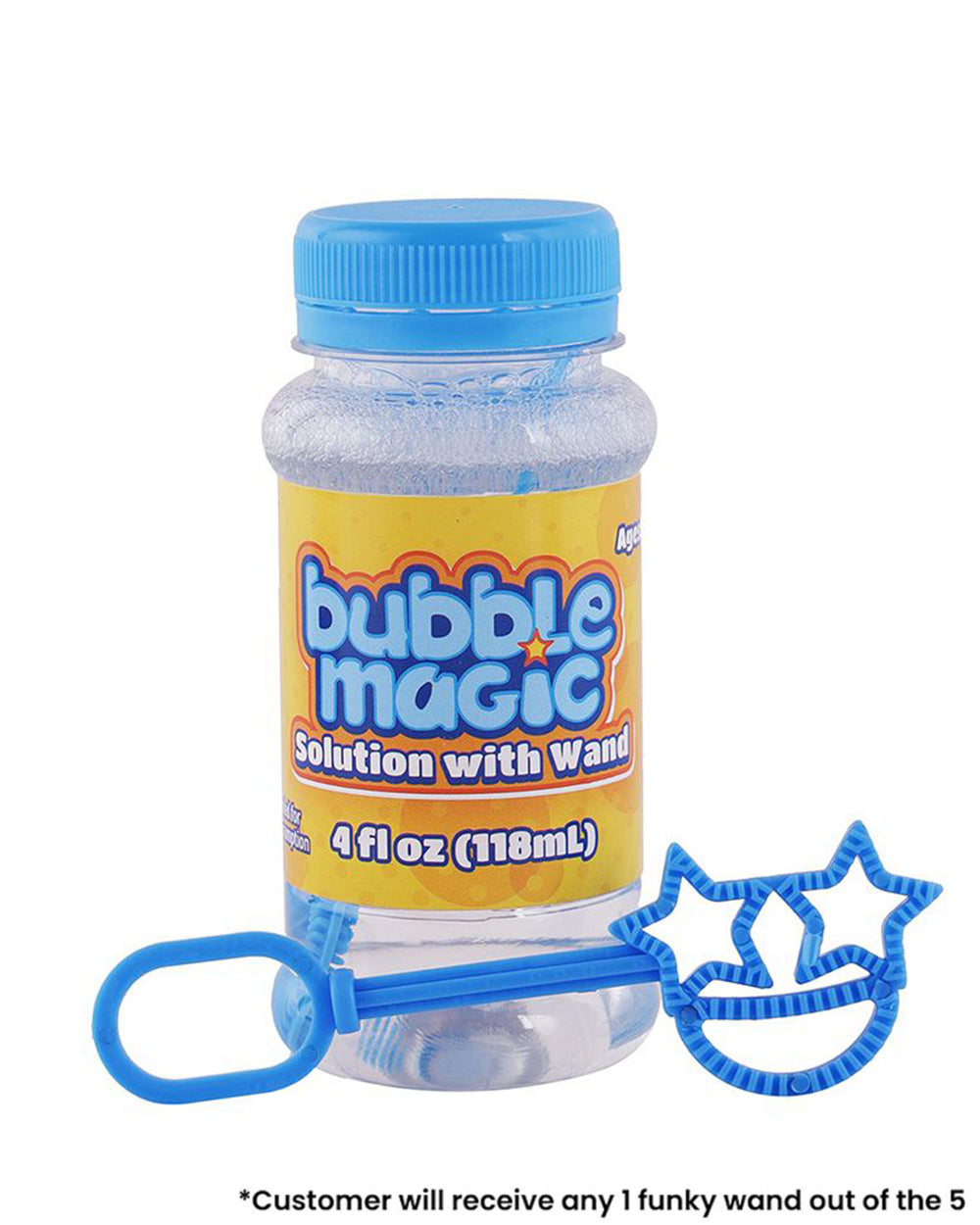 Bubble Magic Solution with Funky Wand