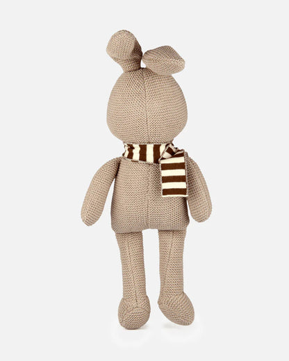 Bambini Almond Bugs Bunny Knitted Soft Toy-Improves Tactile Stimulation-Plush Cuddly Toy For Newborn