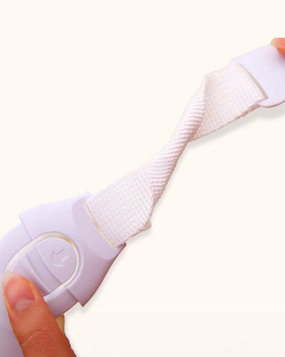 SYGA Baby Safety Lock-Prevents Child from Opening of Cabinet, Drawer & Wardrobe-Easy to Install-White