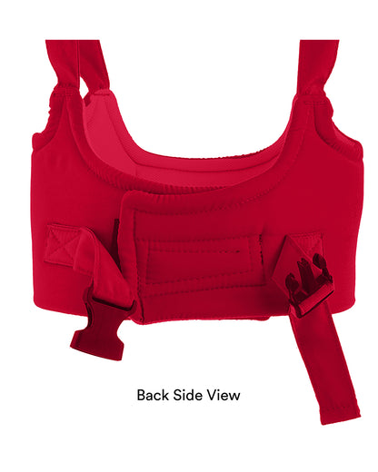 Syga Red Handheld Vest Style Baby Walking Harness-With Adjustable Straps-for Infants