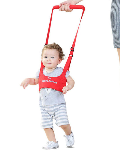 Syga Red Handheld Vest Style Baby Walking Harness-With Adjustable Straps-for Infants
