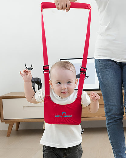 Syga Red Handheld Vest Style Baby Walking Harness-With Adjustable Straps-for Infants