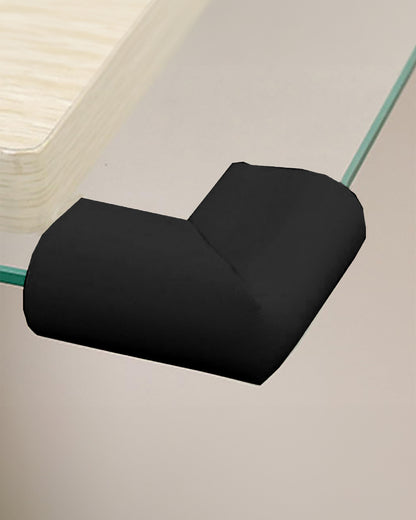 SYGA Edge Guard Protector-Suitable for Table and Desk-With Impact Absorbing Foam-L Shape-Black