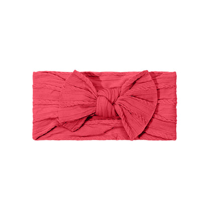 Syga Green, Pink & Lavender Headbands-Solid-Cotton Blend-Pack Of 3-For Infants